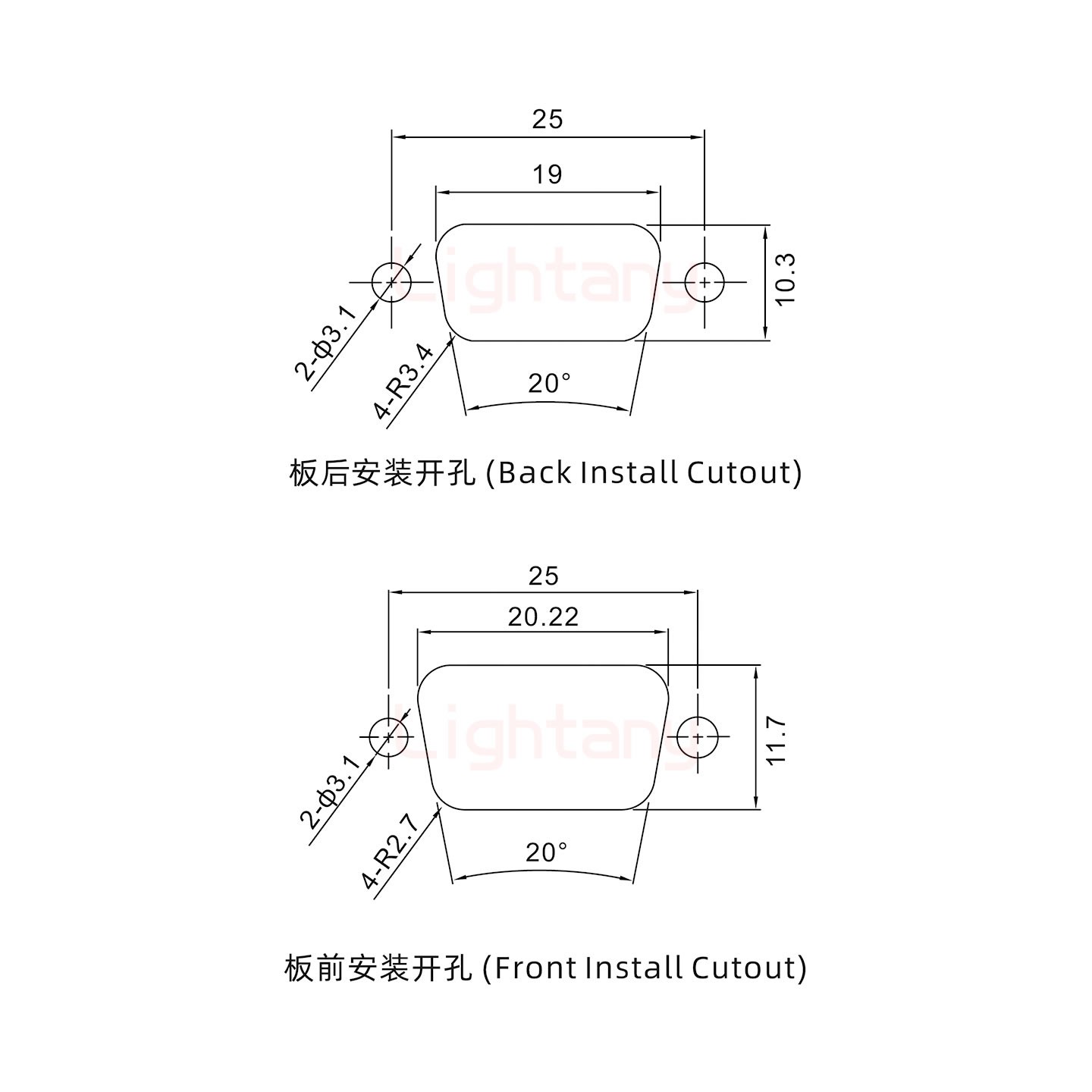 HDB15公對(duì)公 轉(zhuǎn)接頭沖針