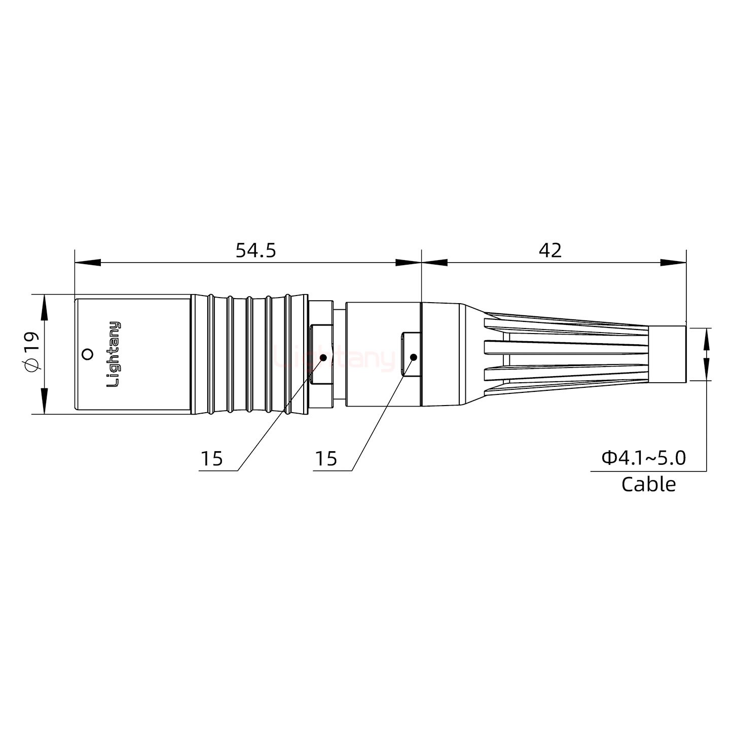 PHG.3B.009.CLLM52Z帶護套浮動插座