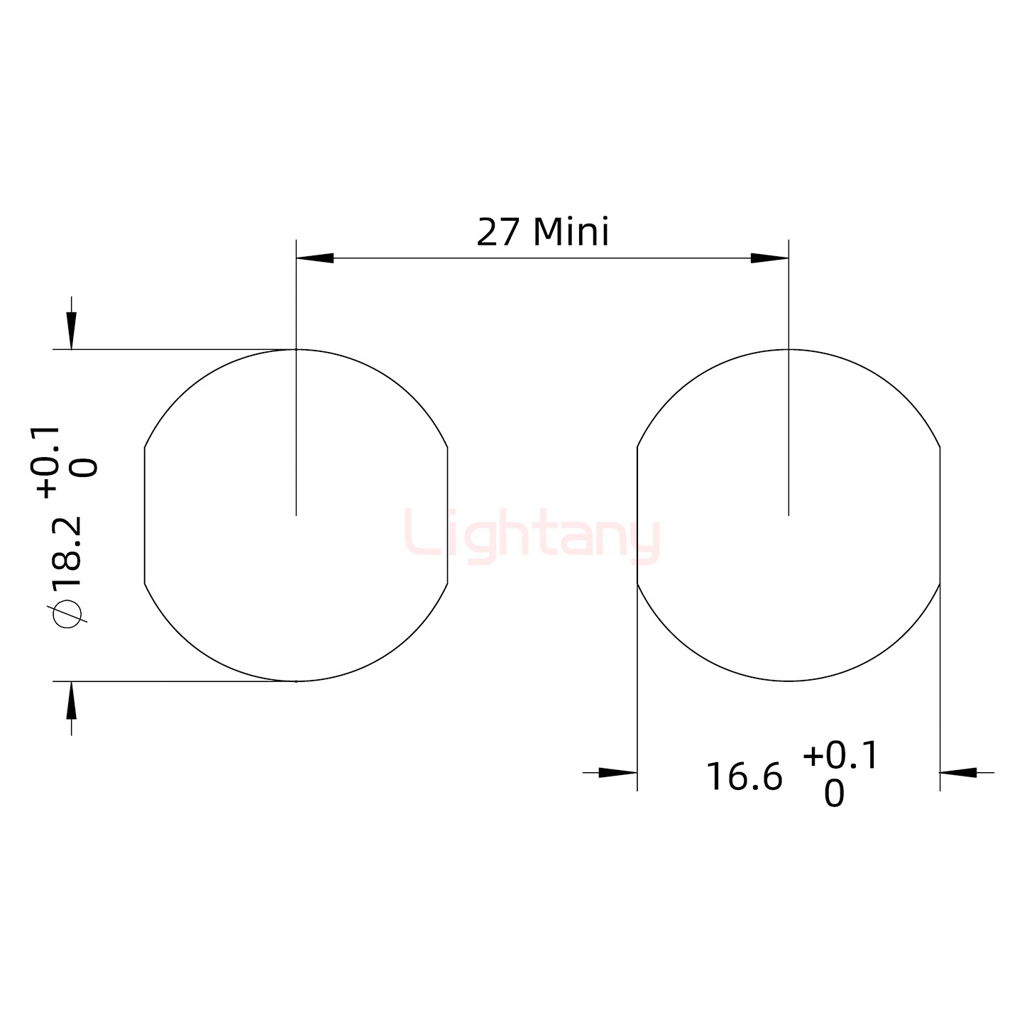 EEG.3B.005.CLN前螺母插座 PCB直插板