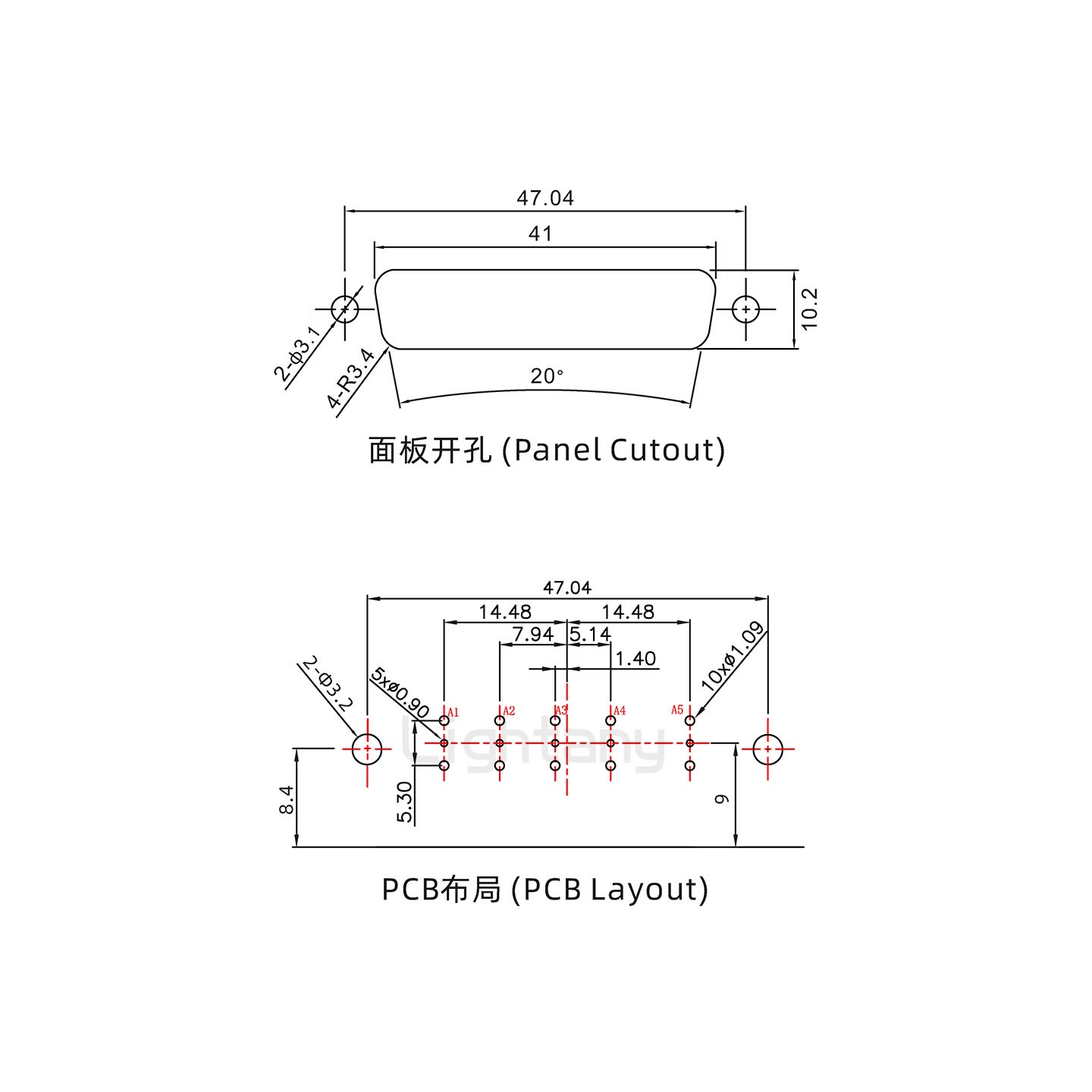 防水5W5公彎插板/鉚支架/鎖螺絲/射頻同軸50歐姆