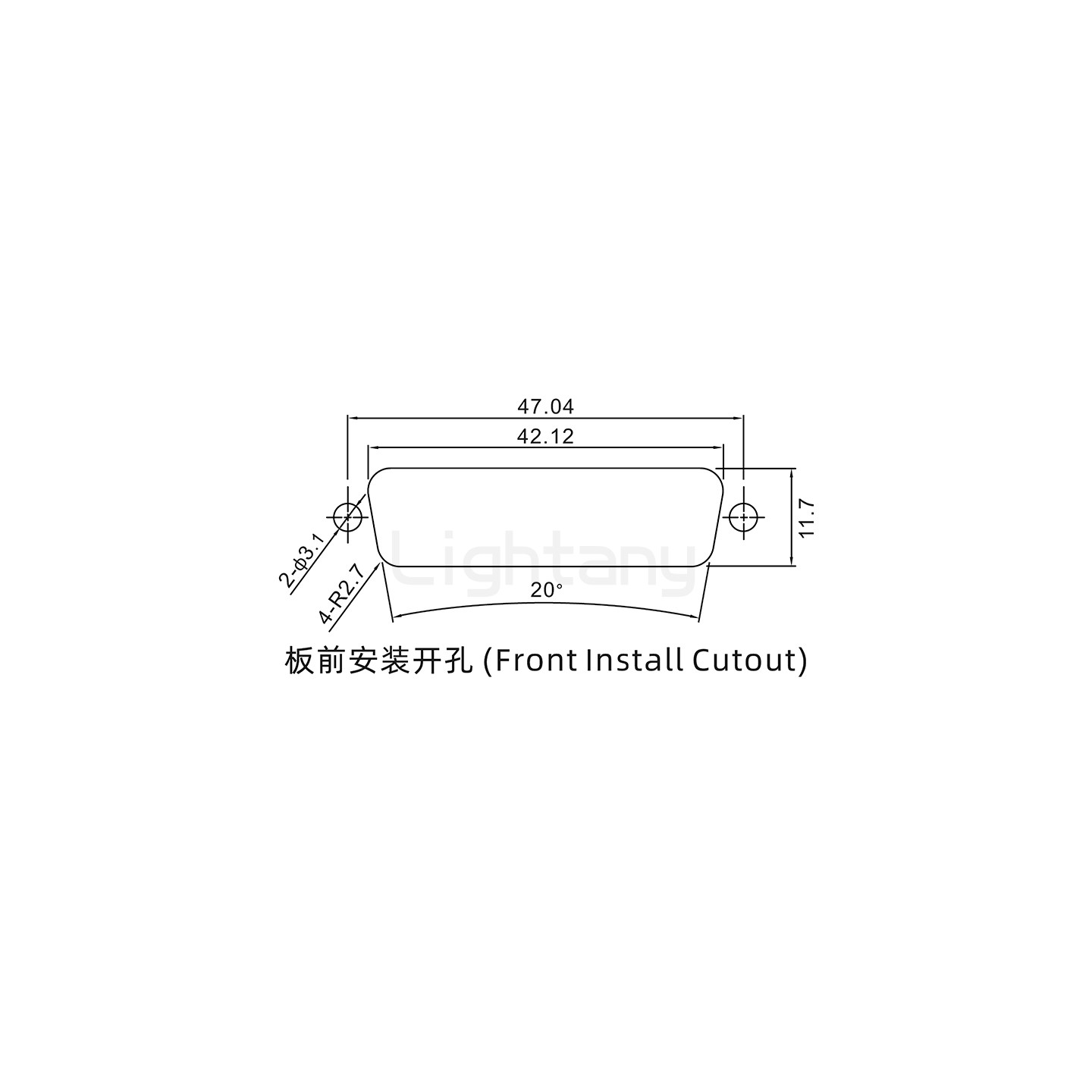 防水21W1母焊線式/鎖螺絲/射頻同軸50歐姆