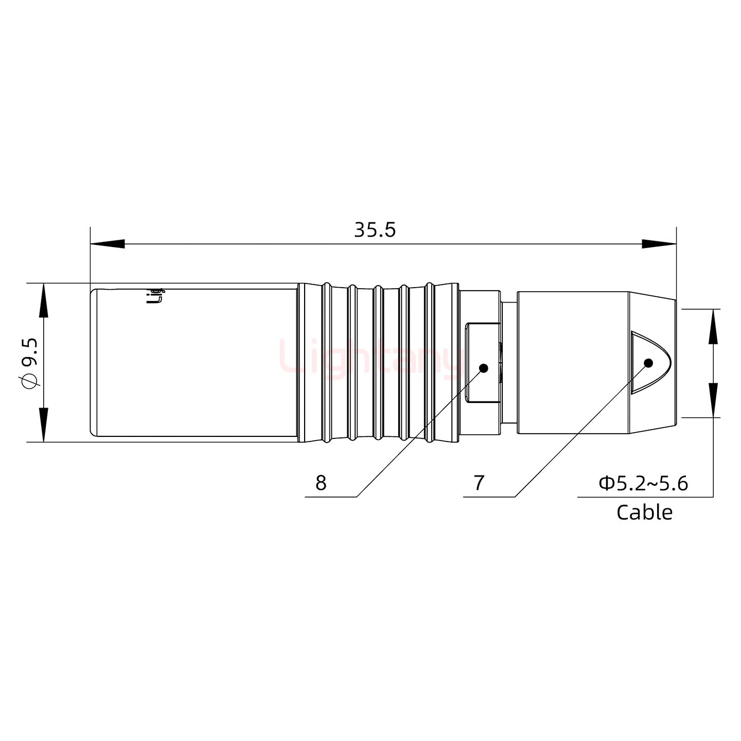 PHG.0B.005.CLLD56推拉自鎖浮動插座