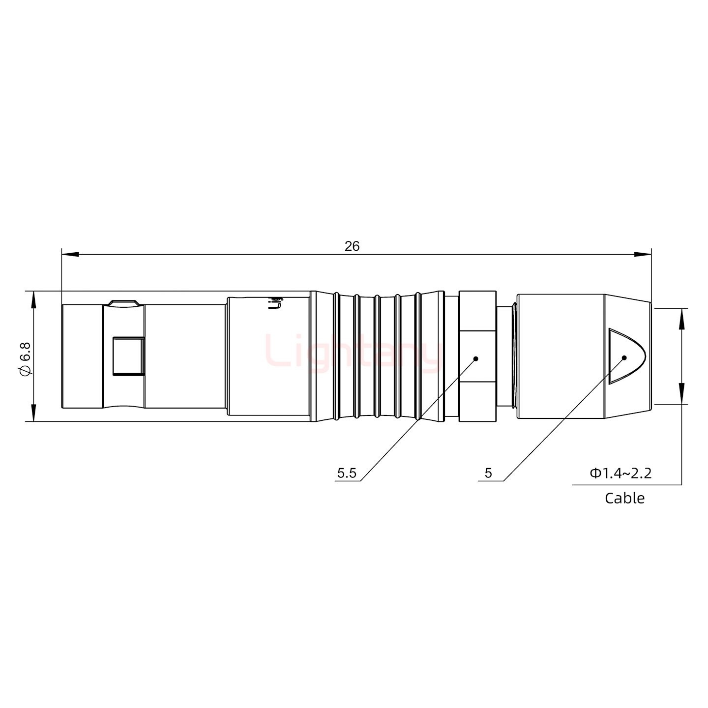 PHG.00.004.CLLD22推拉自鎖浮動插座