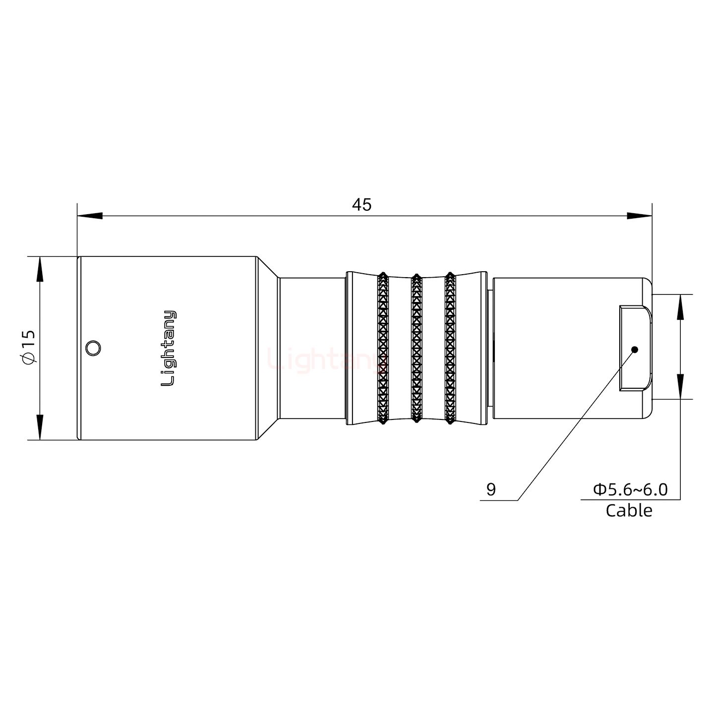 FHG.1K.008.CLAC60推拉自鎖彎式插頭